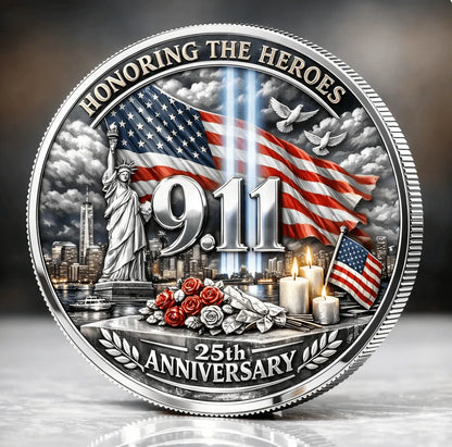 9/11 Never Forget – 25th Anniversary Commemorative Coin