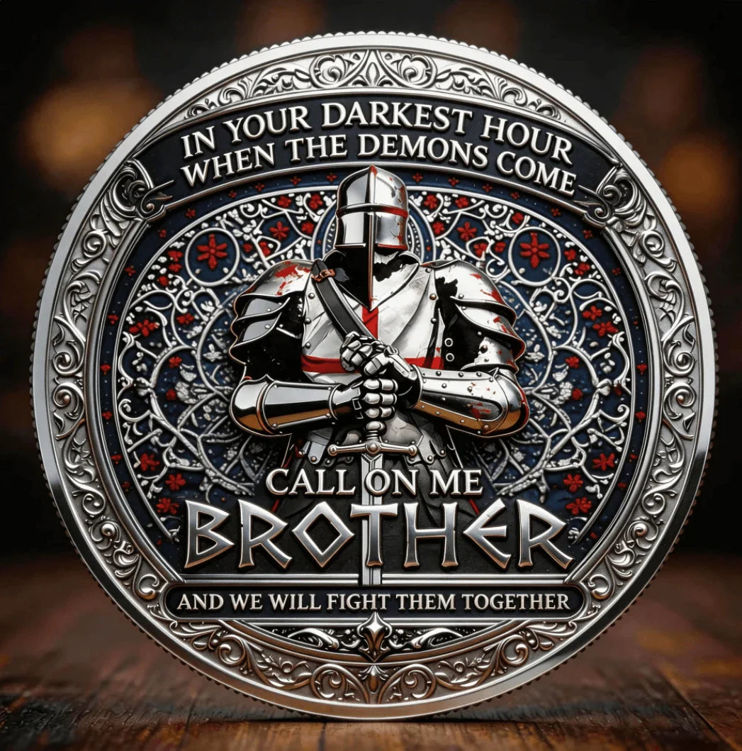 ⚡️Last Day 60% OFF - Brotherhood of Knights Commemorative Coin ⚔️🪙🛡️