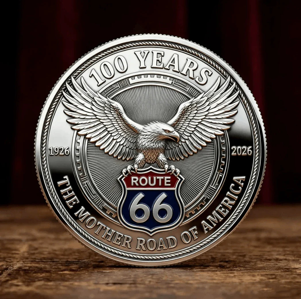 🏆Flash Sale 60% OFF -🛣️ Route 66 – 100 Years of Freedom Commemorative Medallion