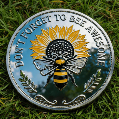 🏆NEW YEAR 60% OFF - Bee Kind Positivity Commemorative Coin 🐝🪙🌼