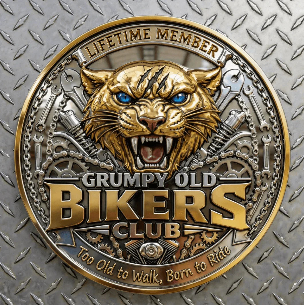 🏆NEW YEAR 60% OFF - Grumpy Old Bikers Club Commemorative Coin 🏍️🪙🔥